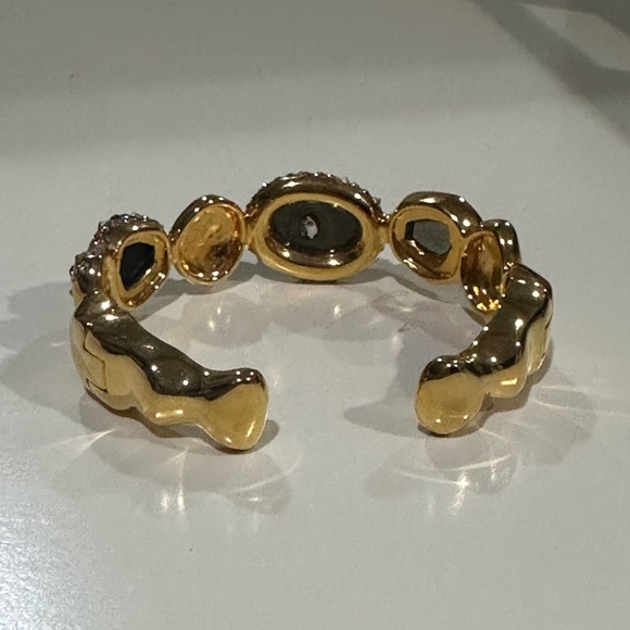 Alexis Bitter Gold and Black Gemstone Bracelet- Costume Jewelry - Picture 4 of 10